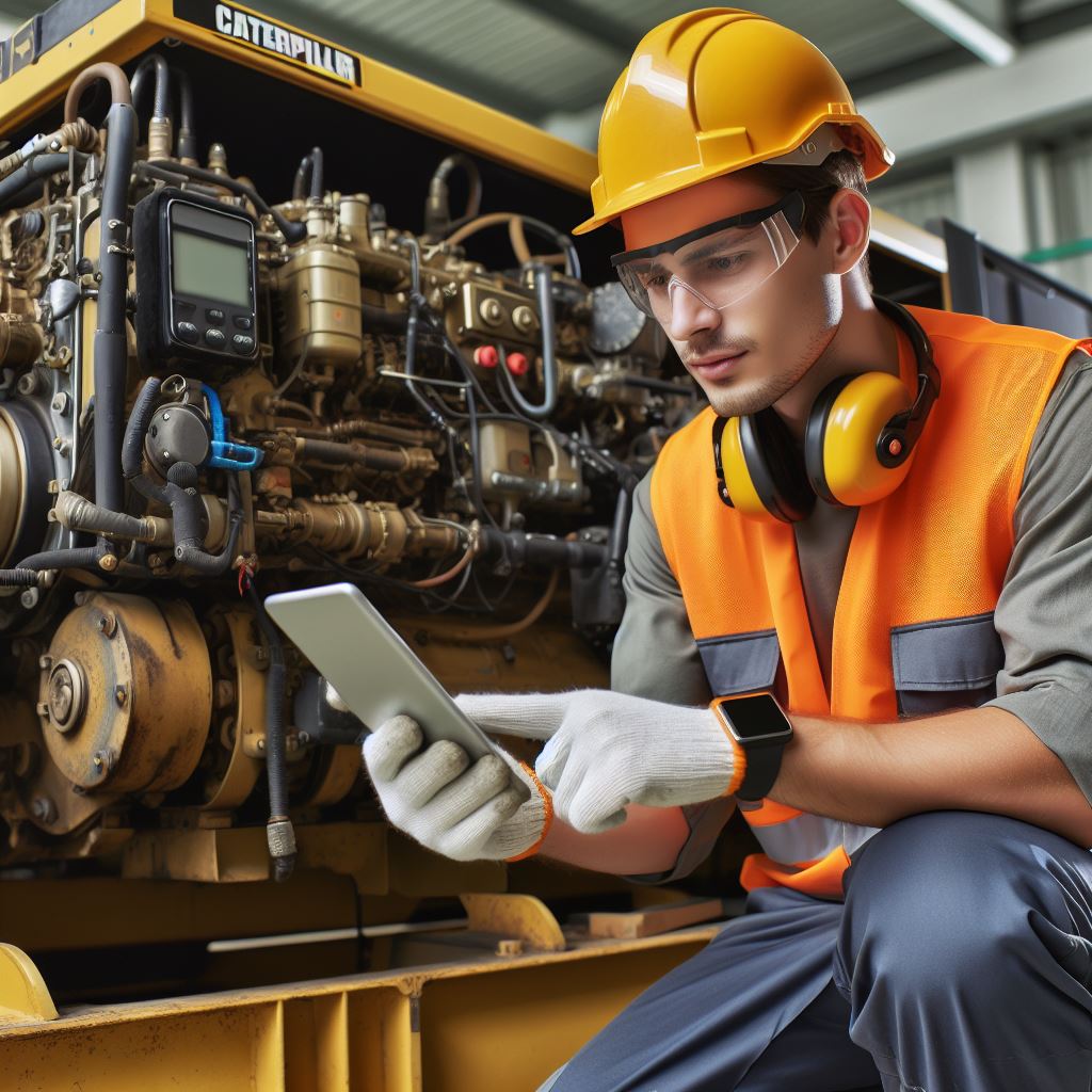 Expert technicians performing comprehensive diesel genset maintenance in jeddah to ensure reliable performance and longevity.