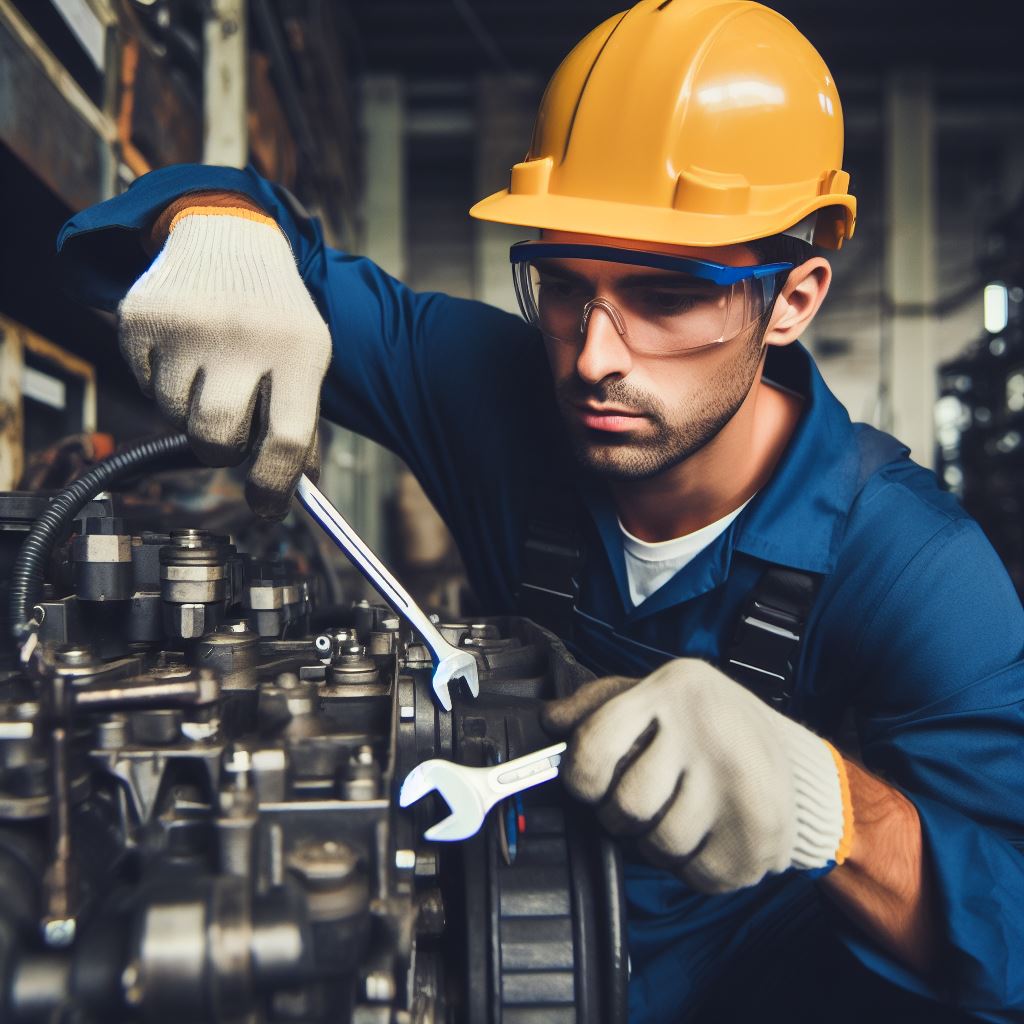 Expert technicians performing comprehensive diesel genset repairs to ensure optimal performance and reliability in jeddah